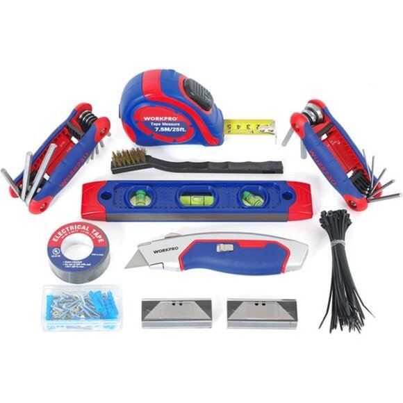 322-Piece Home Repair Hand Tool Kit Basic Household Tool Set with Carrying Bag - Picture 5 of 6